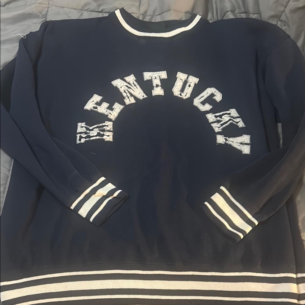 Vintage Kentucky Navy Blue Sweater